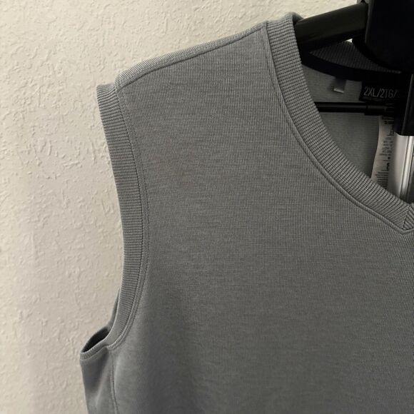 Under Armor Storm 1 Coldgear Men's Size 2XL Sleeveless Gray Golf Sweater Vest - Picture 6 of 8